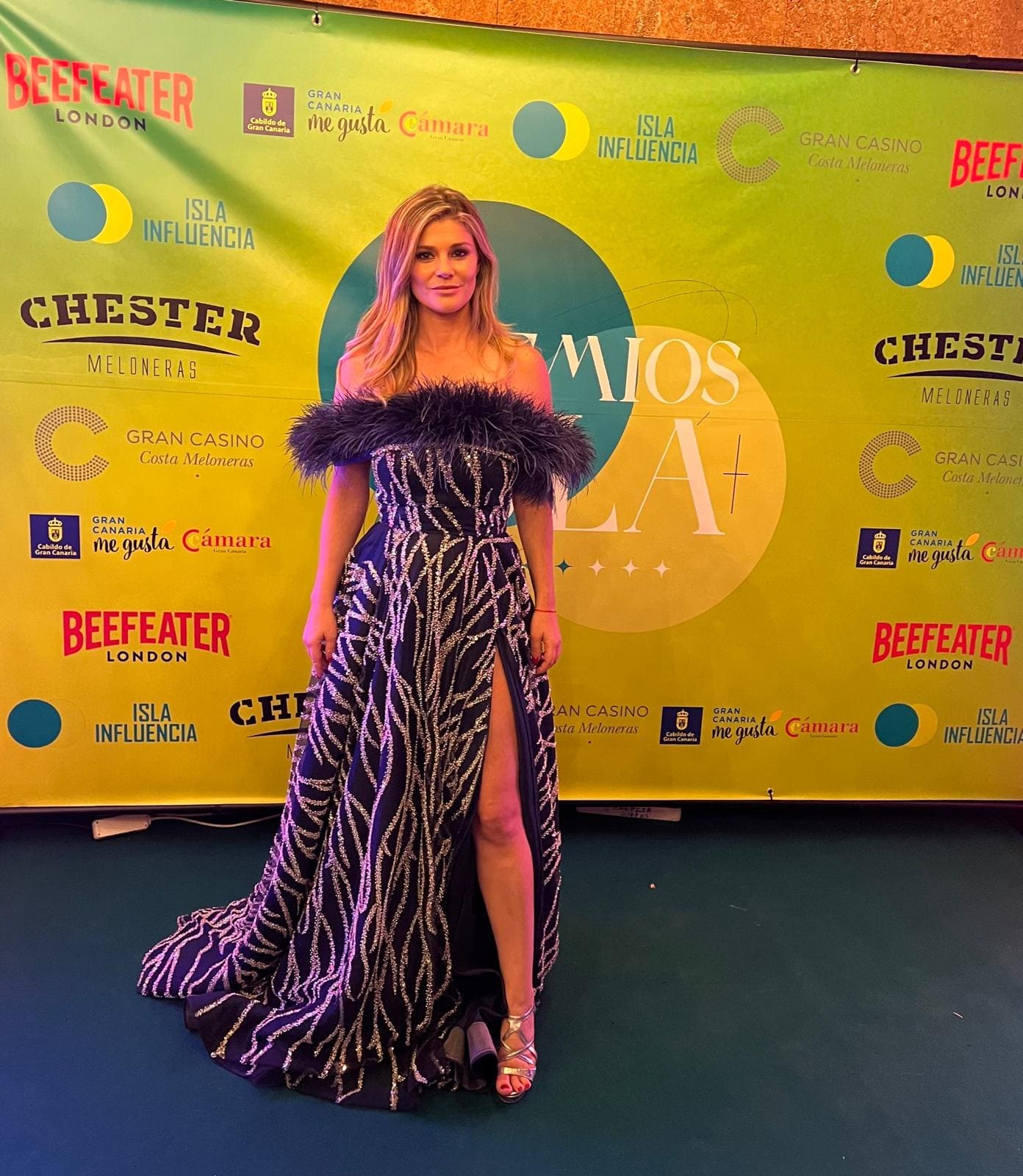 Yaiza Díaz en los premios Atlántico Hoy